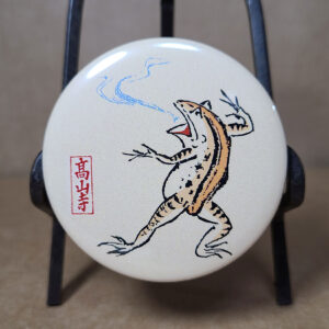 鳥獣戯画カエル缶バッジ